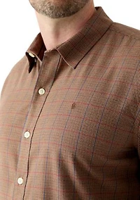Big & Tall Lux Twill Long Sleeve Button Down Shirt