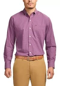 Performance Comfort Woven Gingham Shirt