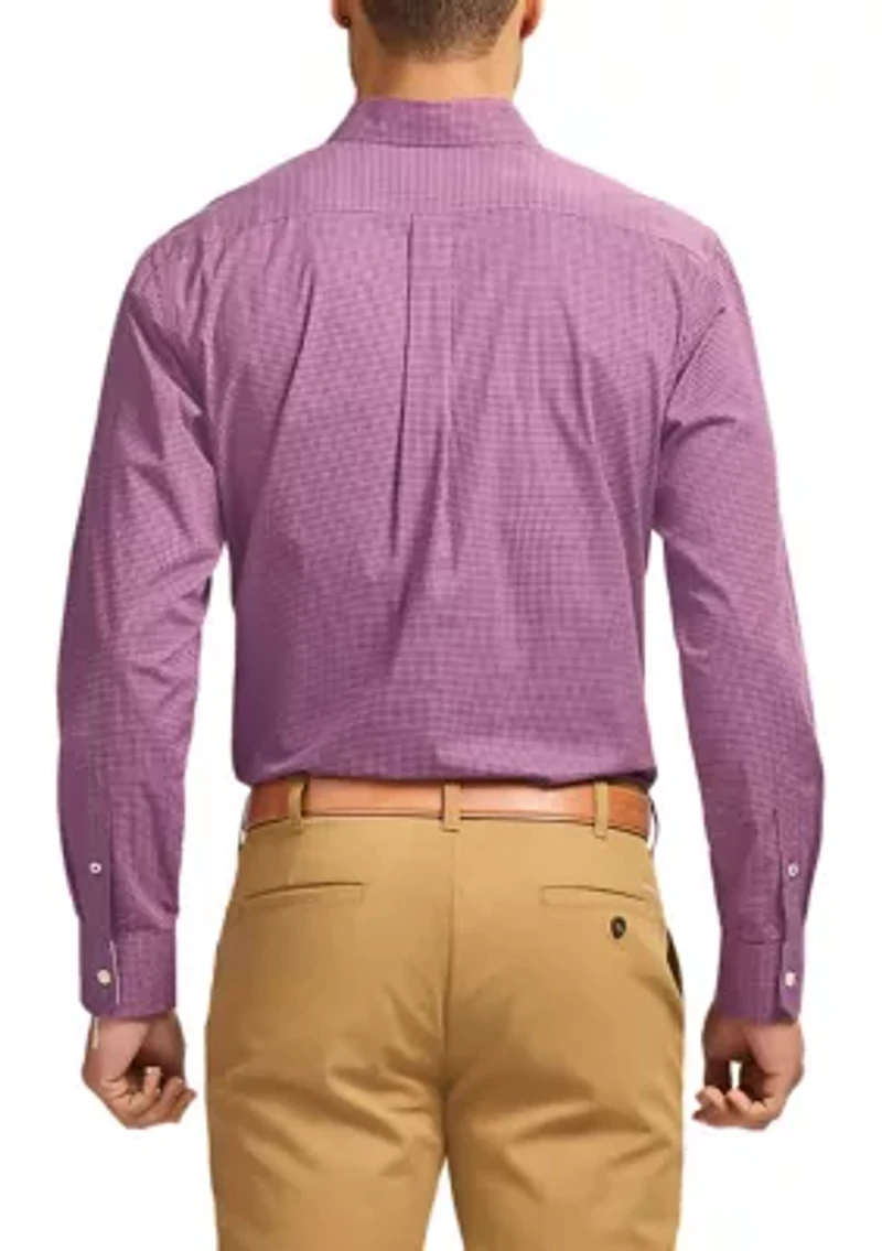 Performance Comfort Woven Gingham Shirt