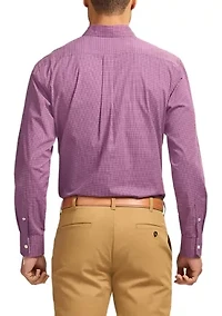 Performance Comfort Woven Gingham Shirt