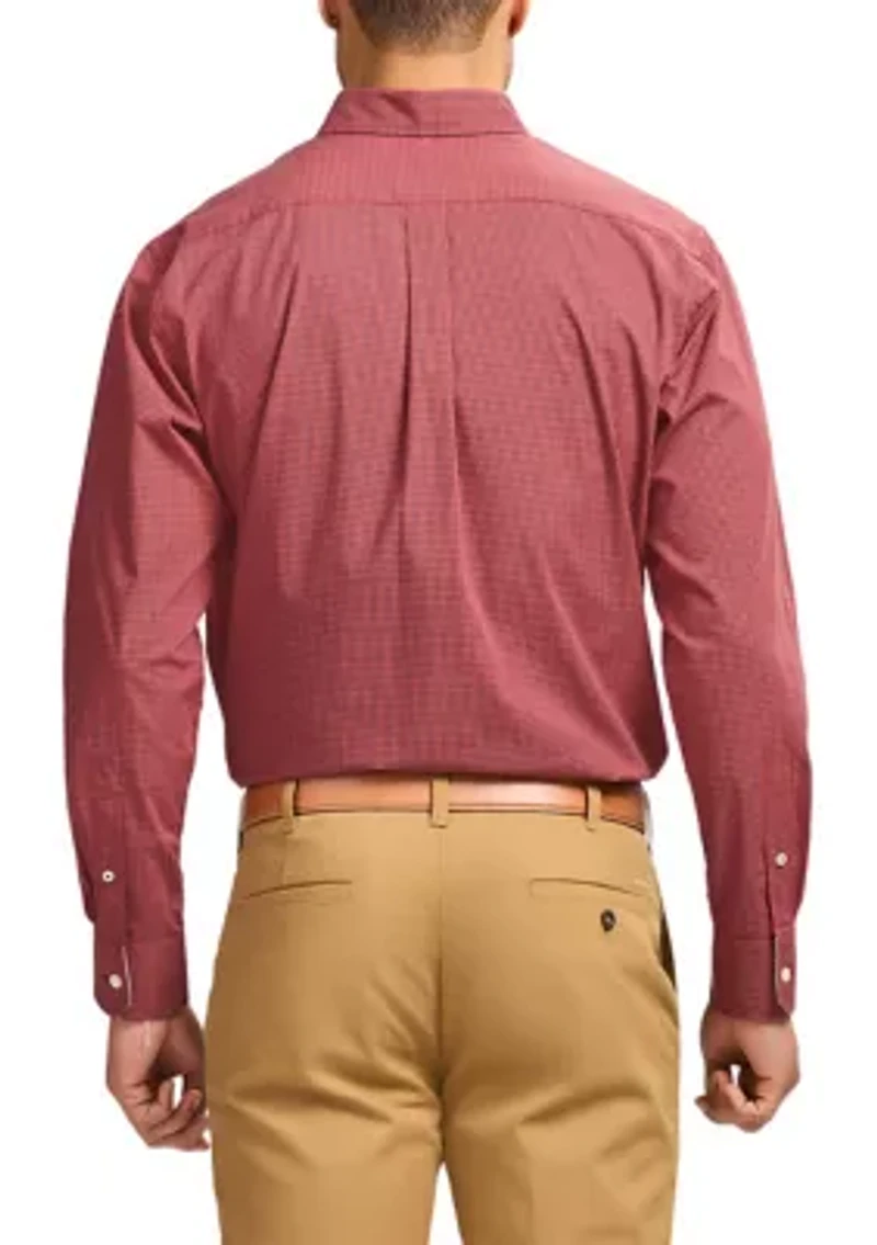 Performance Comfort Woven Gingham Shirt
