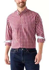 Long Sleeve Plaid Button Down Shirt