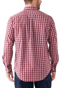 Long Sleeve Plaid Button Down Shirt