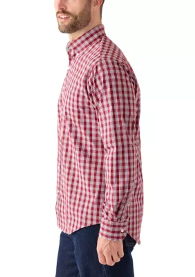 Long Sleeve Plaid Button Down Shirt