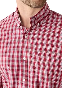 Long Sleeve Plaid Button Down Shirt