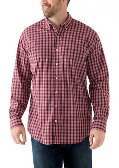 Big & Tall Performance Comfort Plaid Shirt