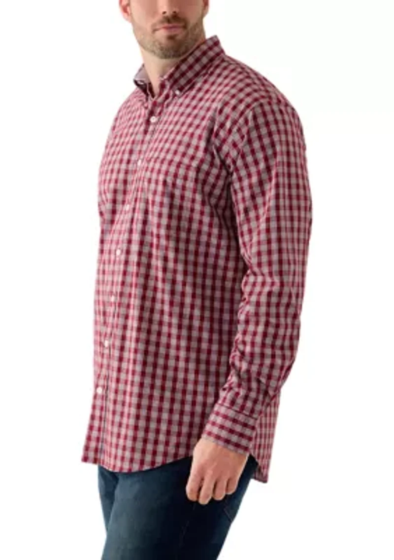 Big & Tall Performance Comfort Plaid Shirt