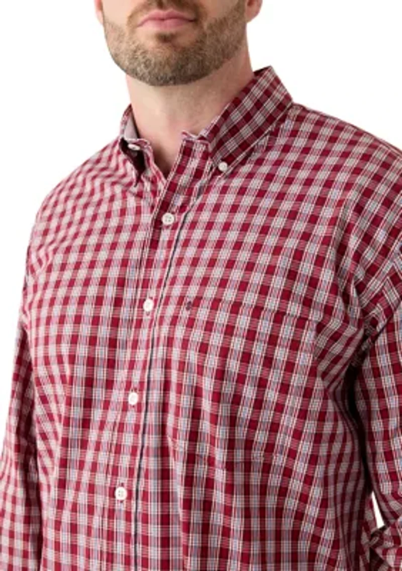 Big & Tall Performance Comfort Plaid Shirt