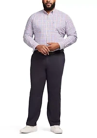 Big & Tall Long Sleeve Performance Comfort Woven Shirt