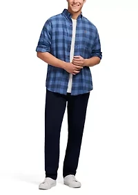 Stratton Flannel Long Sleeve Button Down Shirt