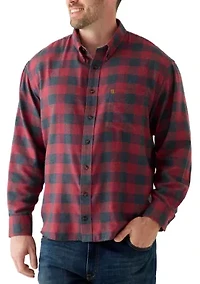 Big & Tall Stratton Flannel Button Down Shirt