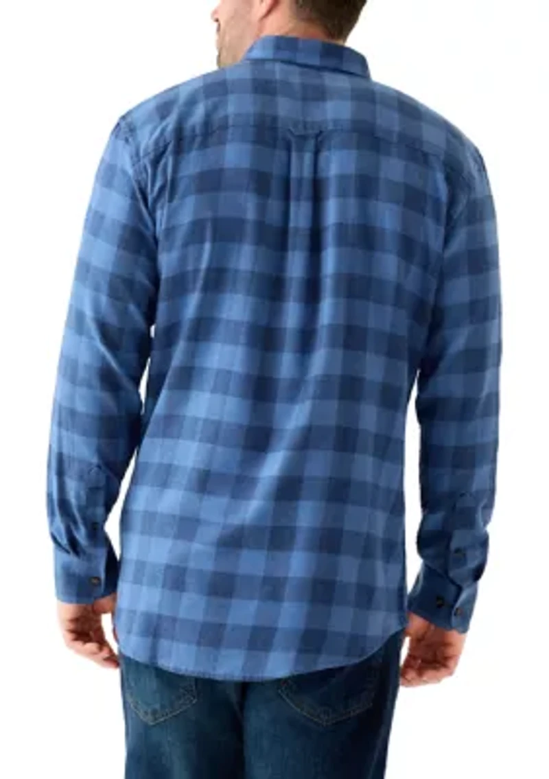 Big & Tall Stratton Flannel Button Down Shirt