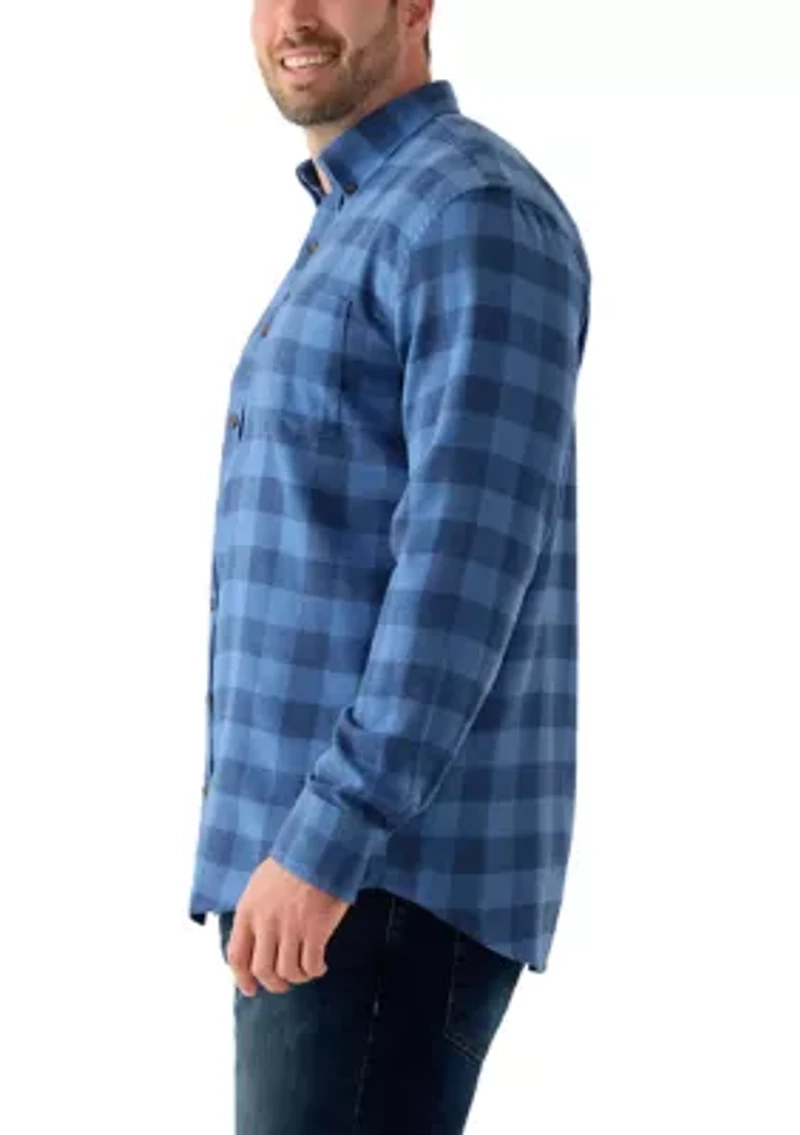 Big & Tall Stratton Flannel Button Down Shirt