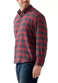 Big & Tall Stratton Flannel Button Down Shirt
