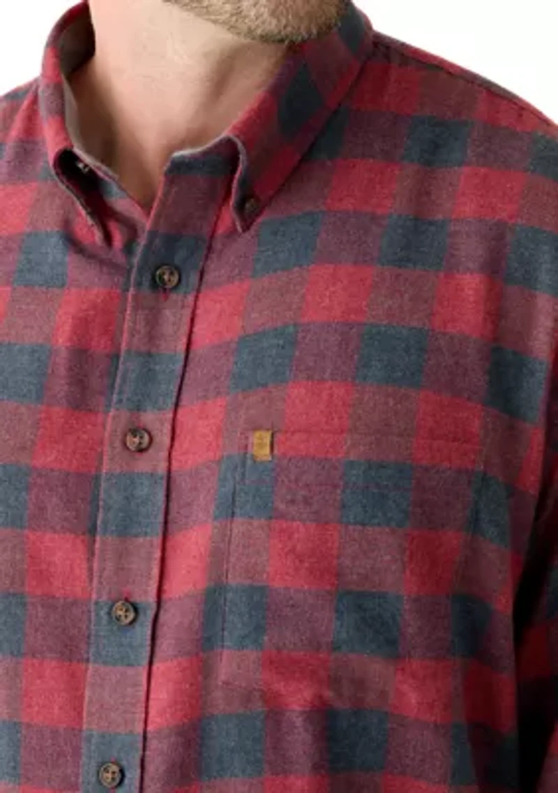 Big & Tall Stratton Flannel Button Down Shirt