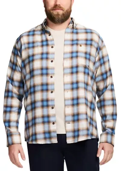 Big & Tall Stratton Plaid Flannel Shirt