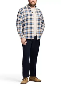 Big & Tall Stratton Plaid Flannel Shirt