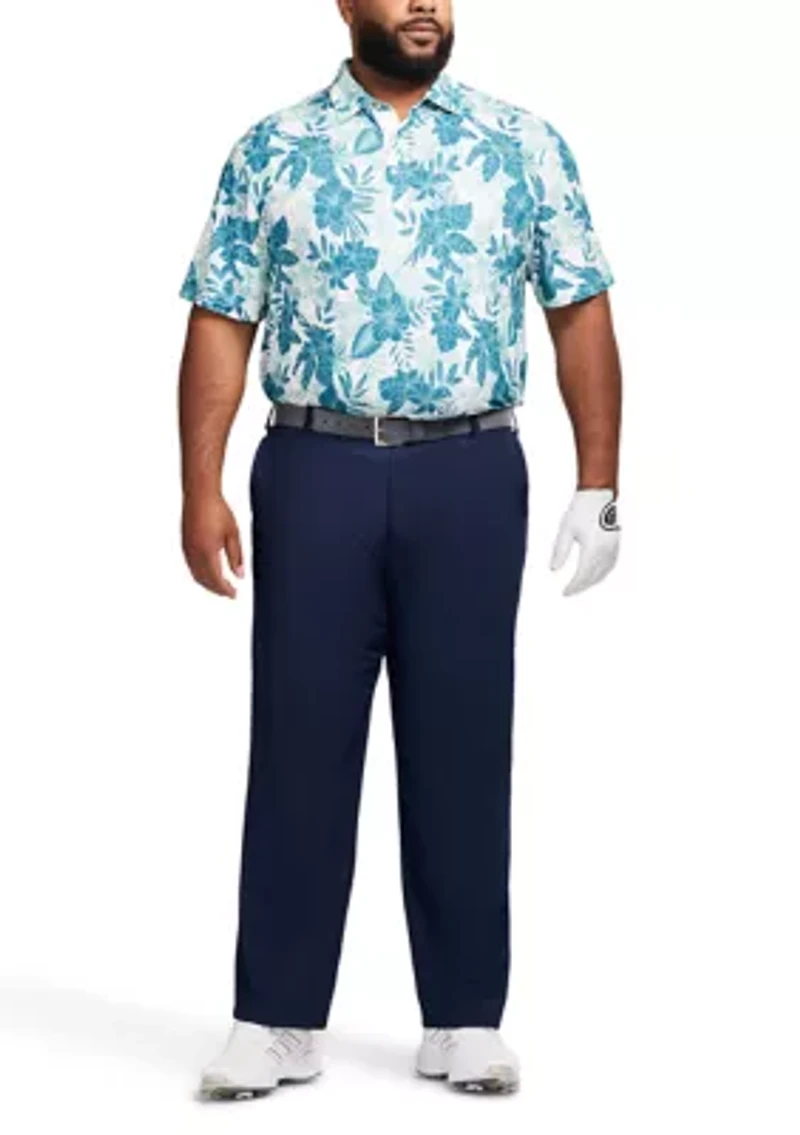 Big & Tall Swingflex Elite Printed Golf Polo Shirt