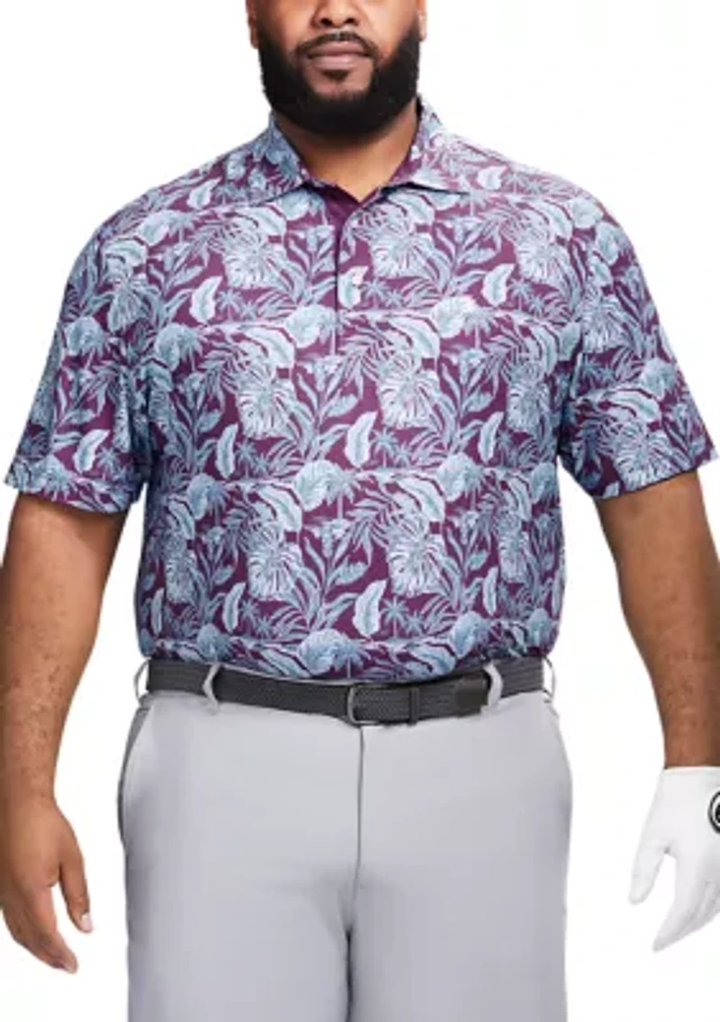 Big & Tall Golf Swingflex Elite Printed Polo