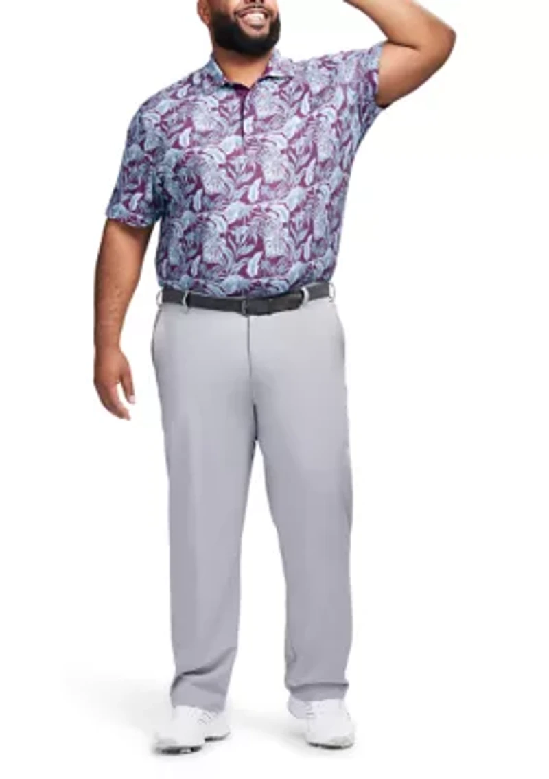 Big & Tall Golf Swingflex Elite Printed Polo