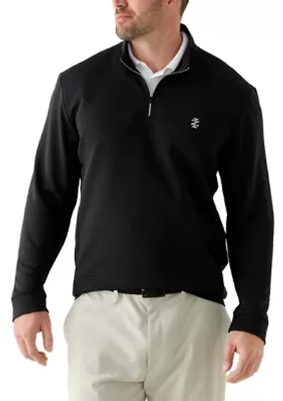 Big & Tall Hydrashield 3/4 Quilted Zip Sweater