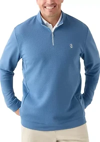 Big & Tall Hydrashield 3/4 Quilted Zip Sweater