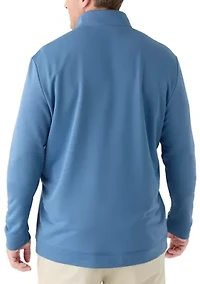 Big & Tall Hydrashield 3/4 Quilted Zip Sweater