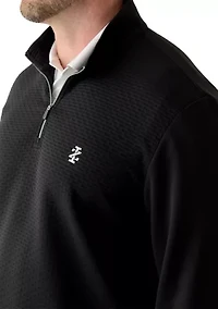 Big & Tall Hydrashield 3/4 Quilted Zip Sweater