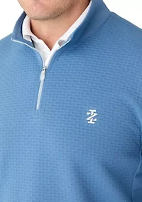 Big & Tall Hydrashield 3/4 Quilted Zip Sweater