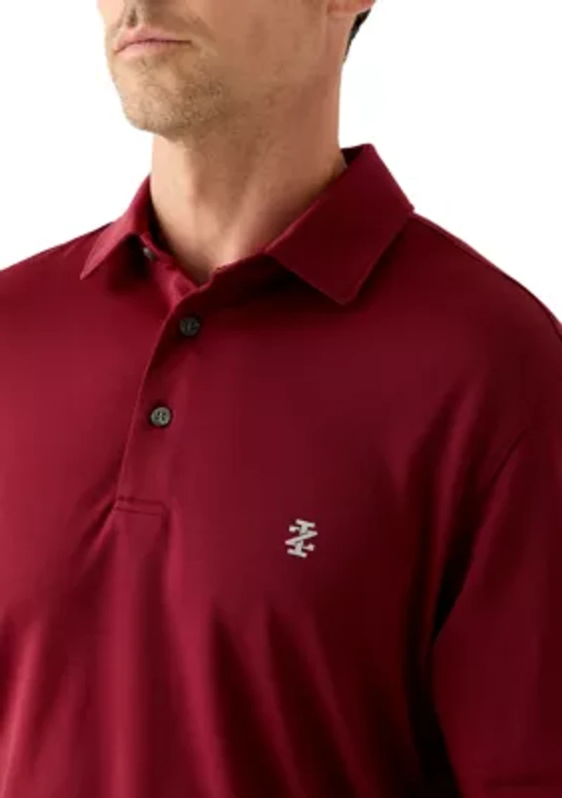 Long Sleeve Solid Polo