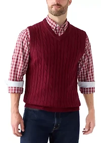 Cable Sweater Vest