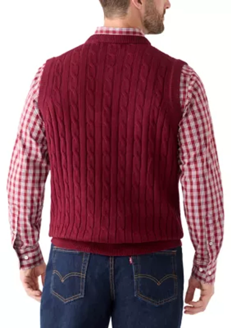 Cable Sweater Vest