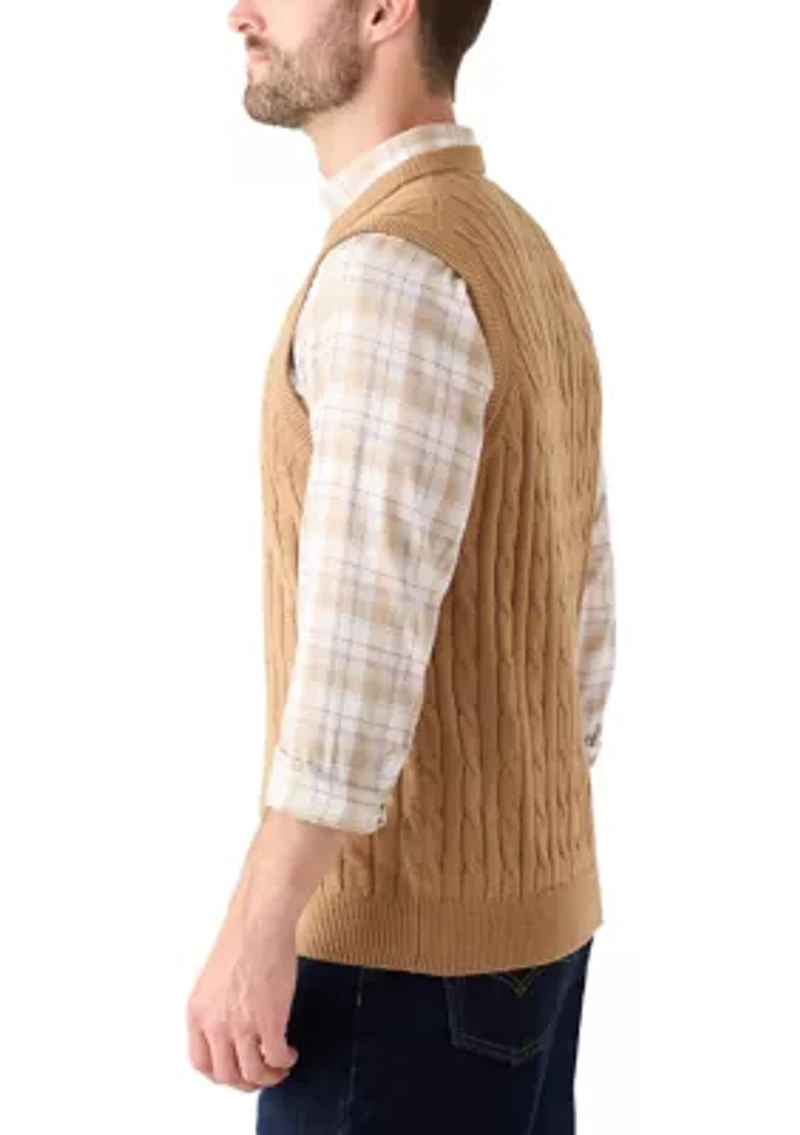 Cable Sweater Vest