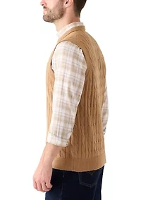 Cable Sweater Vest