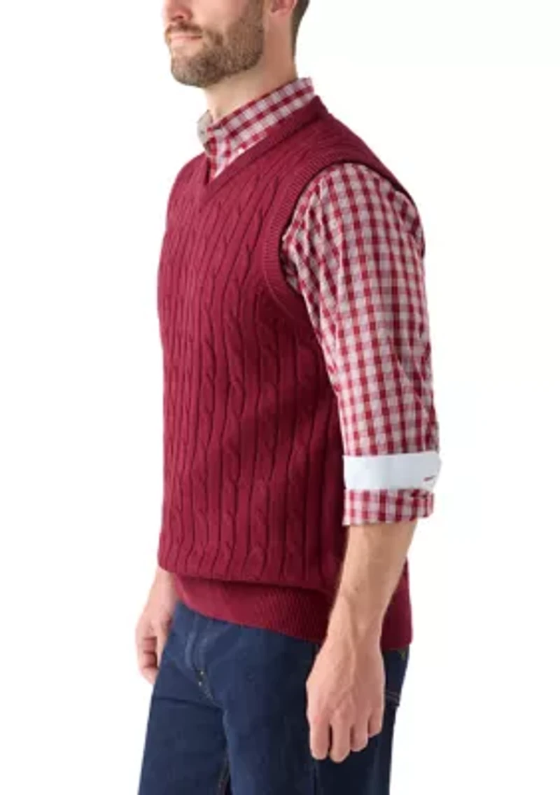 Cable Sweater Vest