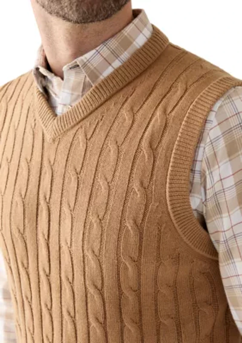 Cable Sweater Vest
