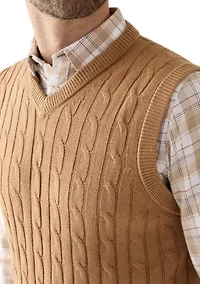 Cable Sweater Vest