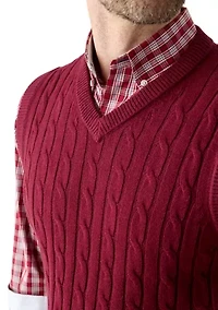 Cable Sweater Vest
