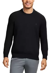 7 Gauge Soft Yarn Crew Neck Sweater