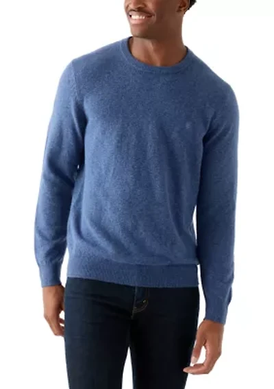 7 Gauge Soft Yarn Crew Neck Sweater