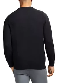 7 Gauge Soft Yarn Crew Neck Sweater