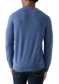 7 Gauge Soft Yarn Crew Neck Sweater