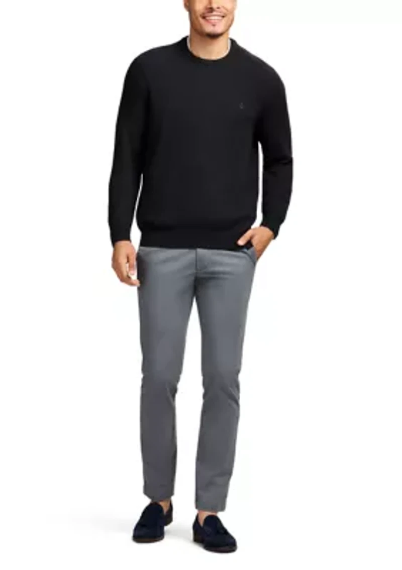 7 Gauge Soft Yarn Crew Neck Sweater