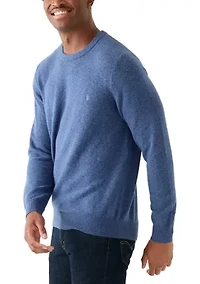 7 Gauge Soft Yarn Crew Neck Sweater