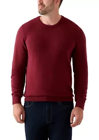 Big & Tall Soft Yarn Solid Crew Neck Sweater