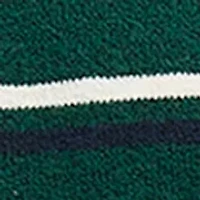 Seven Gauge Soft Yarn Striped Crew Neck Sweater