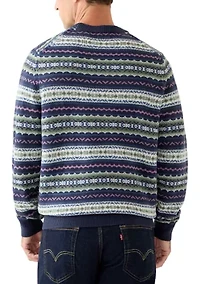 Holiday Fair Isle Crew Neck Sweater