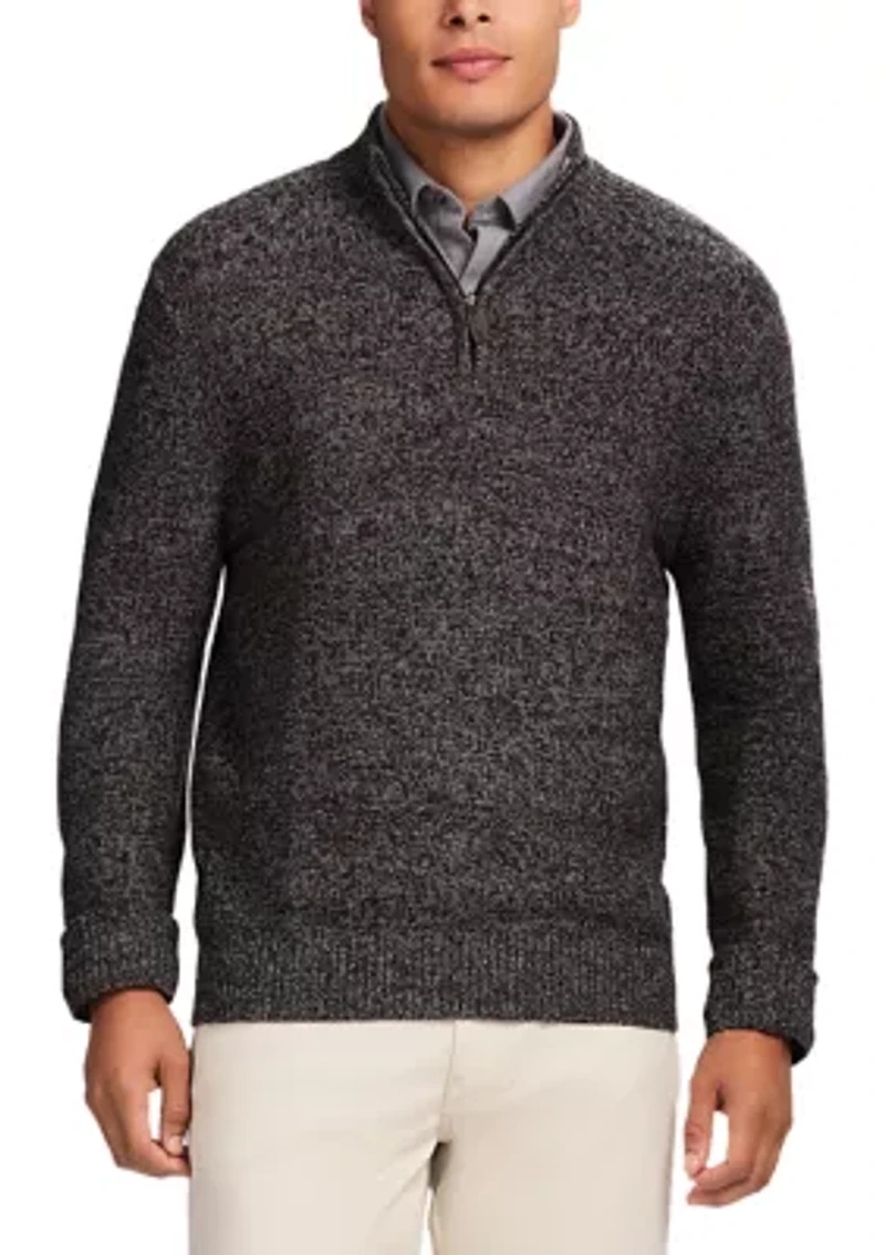 7GG Marled ¼ Zip Sweater