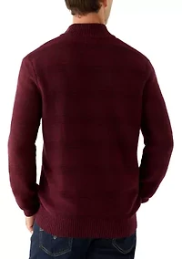 7GG Marled ¼ Zip Sweater