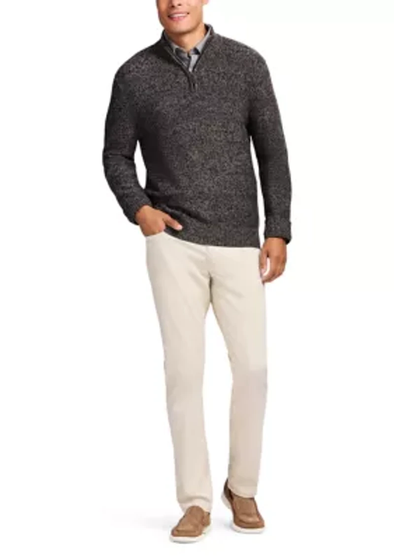 7GG Marled ¼ Zip Sweater